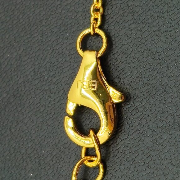 Artistic Hearts Pendant Plated in 18K Gold with CZ (NWOT) - Picture 5 of 6